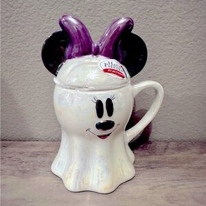 Minnie Mouse iridescence Mug with topper